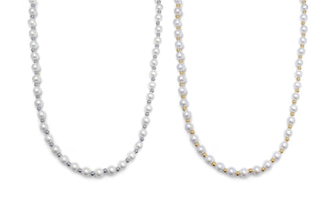 6mm Pearl Little Ball Chain Necklace